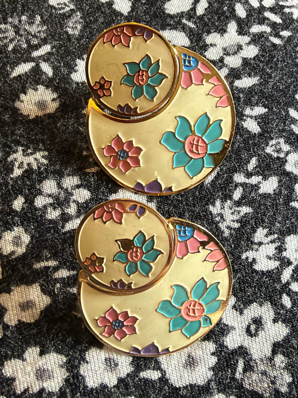 1960s costume jewelry earrings